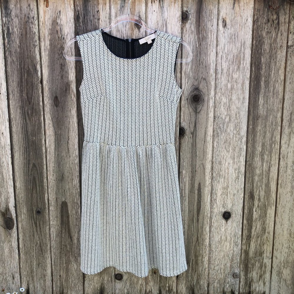 Ann Taylor LOFT Sleeveless Dress A-Line Dress Size 0 - Picture 3 of 9